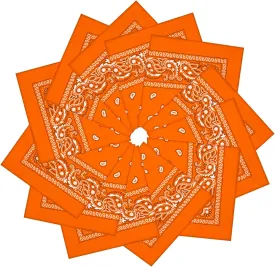12 Pack Bandanas Unisex Paisley Cowboy Bandanas Bulk Multi Purpose Headband Scarf for Men Women Costume