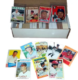 $75  Baseball Card Collection- 500 Cards Incl. 1950s-60s-70s-80s Topps/Fleer/Bowman/Upper Deck/Donruss