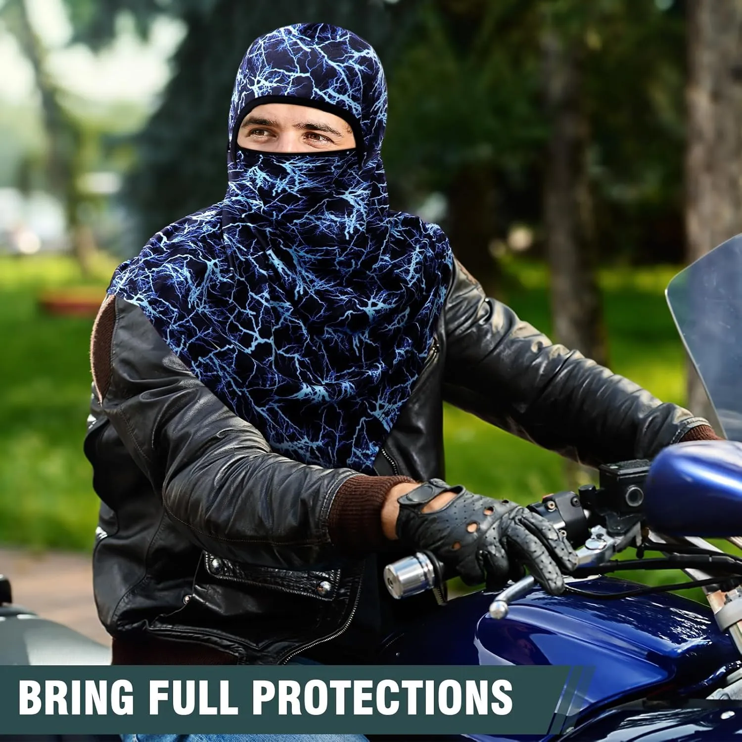 8 Pcs Balaclava Full Face Masks Summer Balaclava Long Face and Neck Cover Breathable Sun Protection for Men Women