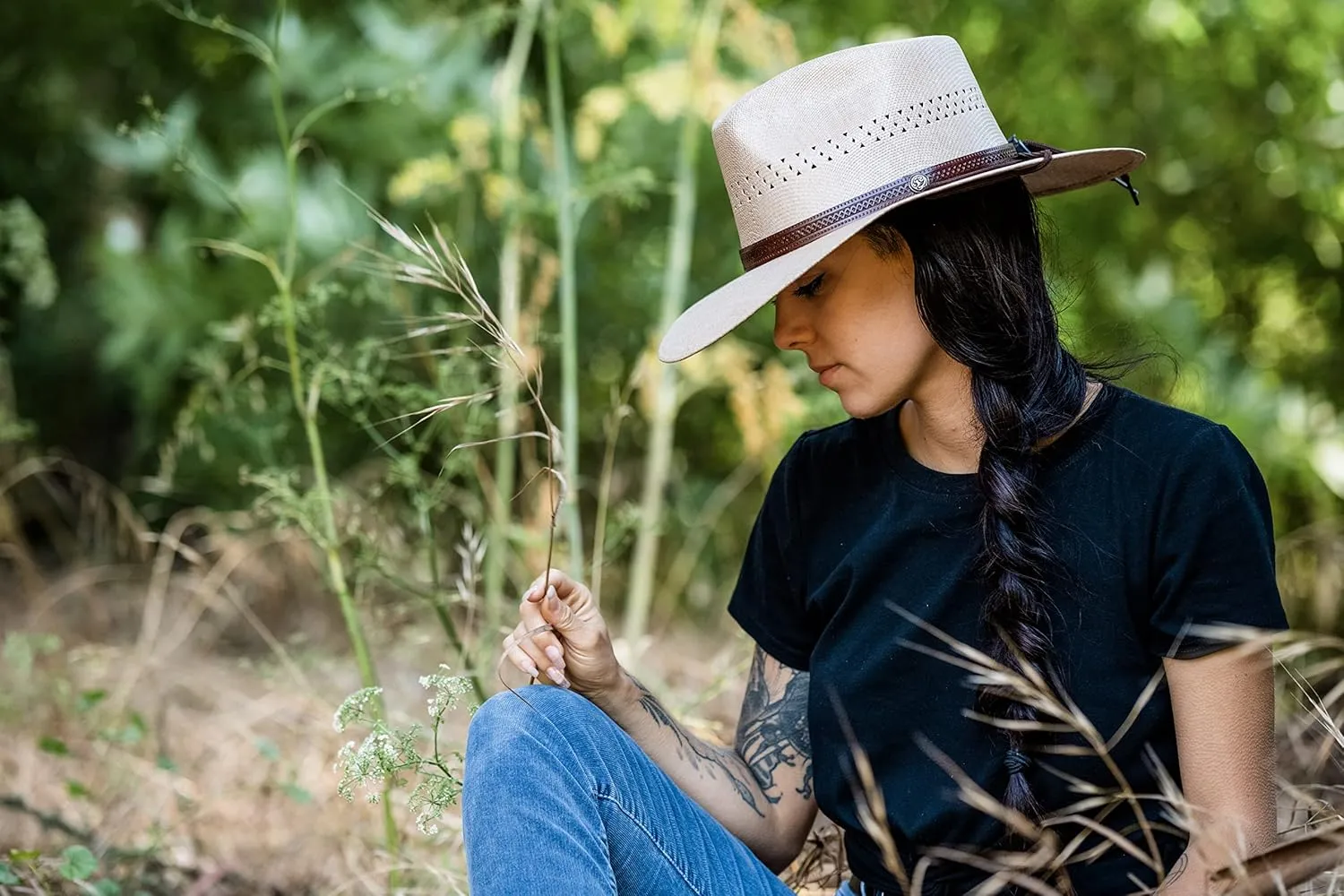 American Hat Makers Straw Hats for Men & Women  Barcelona Fedora Hat
