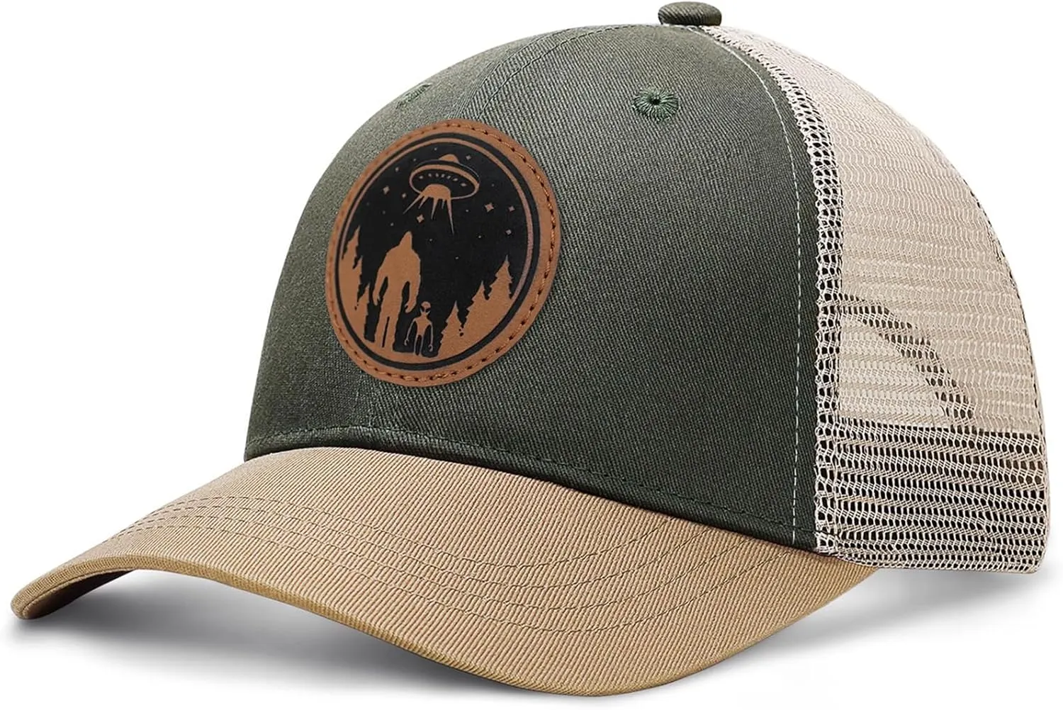 Bigfoot Sasquatch Gifts, Trucker Hats Mesh Baseball Cap Big Foot Gifts for Dad Men Bigfoot Lovers
