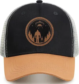 Bigfoot Sasquatch Gifts, Trucker Hats Mesh Baseball Cap Big Foot Gifts for Dad Men Bigfoot Lovers