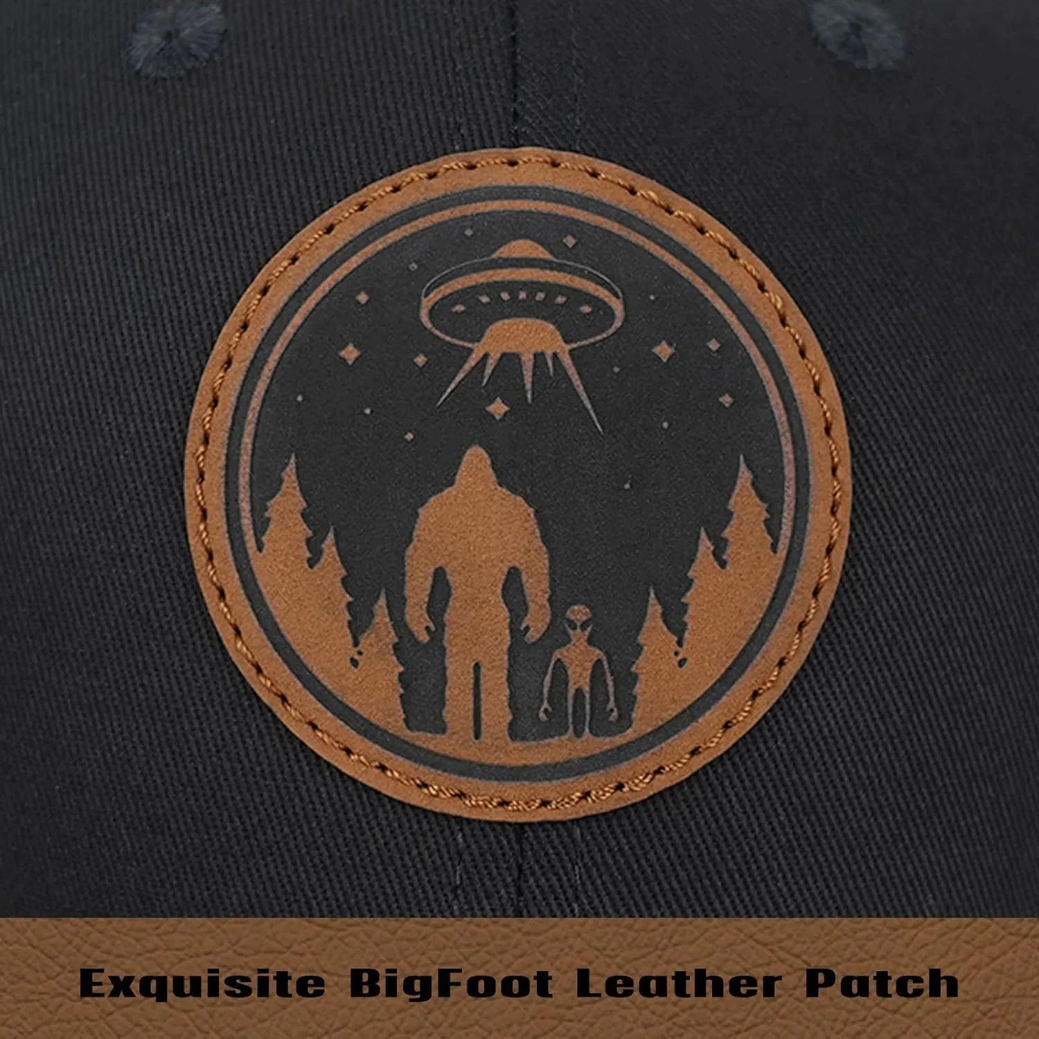 Bigfoot Sasquatch Gifts, Trucker Hats Mesh Baseball Cap Big Foot Gifts for Dad Men Bigfoot Lovers