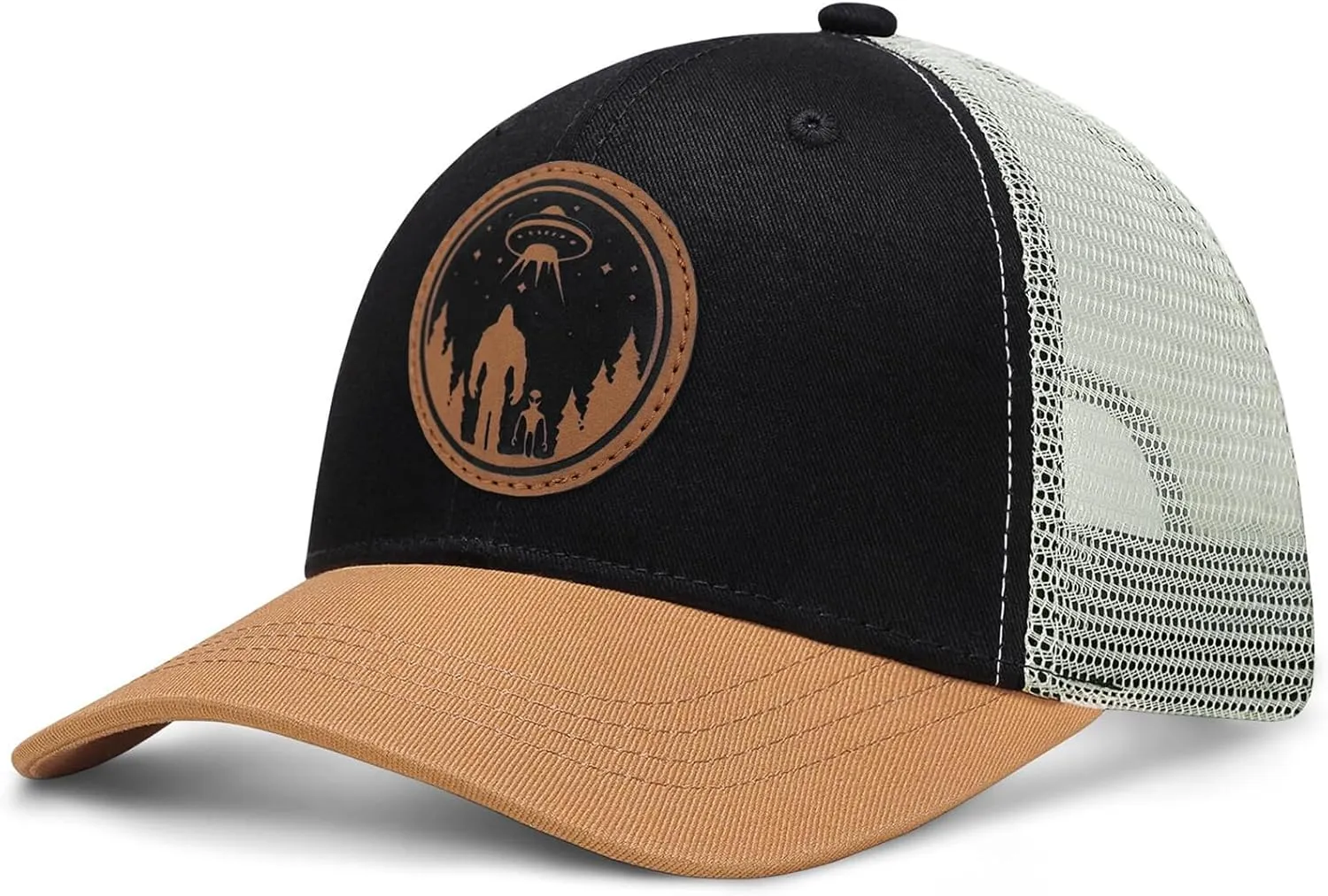 Bigfoot Sasquatch Gifts, Trucker Hats Mesh Baseball Cap Big Foot Gifts for Dad Men Bigfoot Lovers