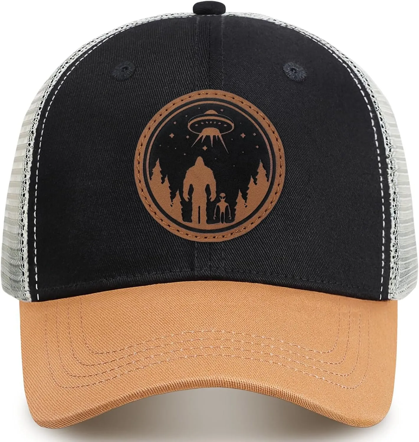 Bigfoot Sasquatch Gifts, Trucker Hats Mesh Baseball Cap Big Foot Gifts for Dad Men Bigfoot Lovers