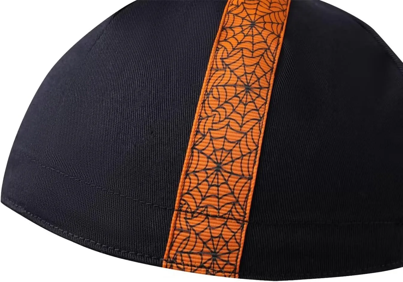 Black Cycling Cap - Cotton Cycling Hat-Under Helmet - Cycling Helmet Liner Breathable&Sweat Uptake One Size