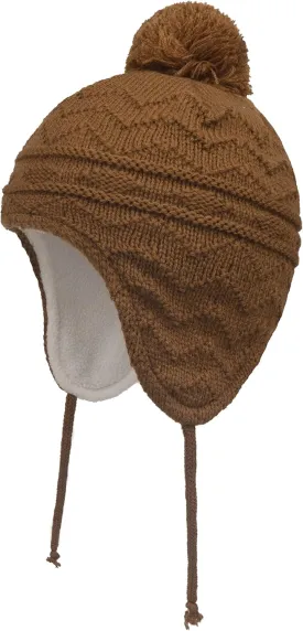 Connectyle Toddler Boys Girls Beanie Hat Fleece Lined Knit Kids Hat with Ear Flaps Warm Winter Hat Acrylic Watch Hat