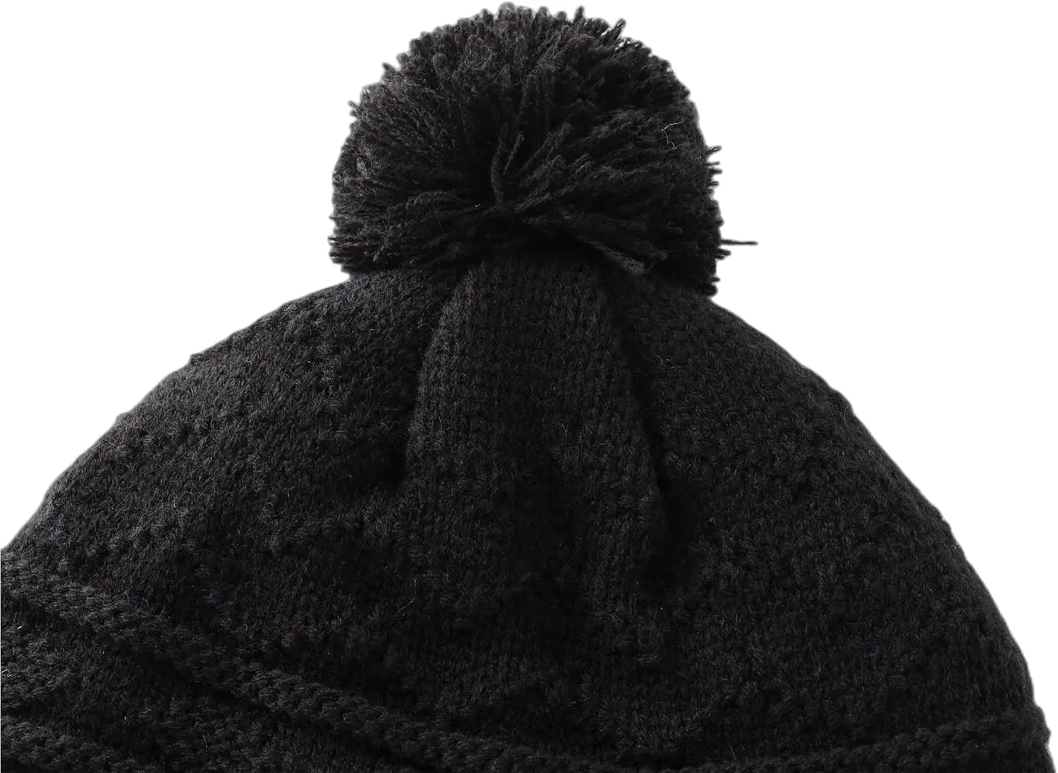 Connectyle Toddler Boys Girls Beanie Hat Fleece Lined Knit Kids Hat with Ear Flaps Warm Winter Hat Acrylic Watch Hat