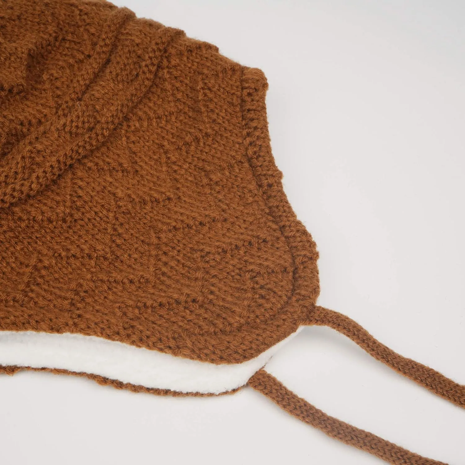 Connectyle Toddler Boys Girls Beanie Hat Fleece Lined Knit Kids Hat with Ear Flaps Warm Winter Hat Acrylic Watch Hat