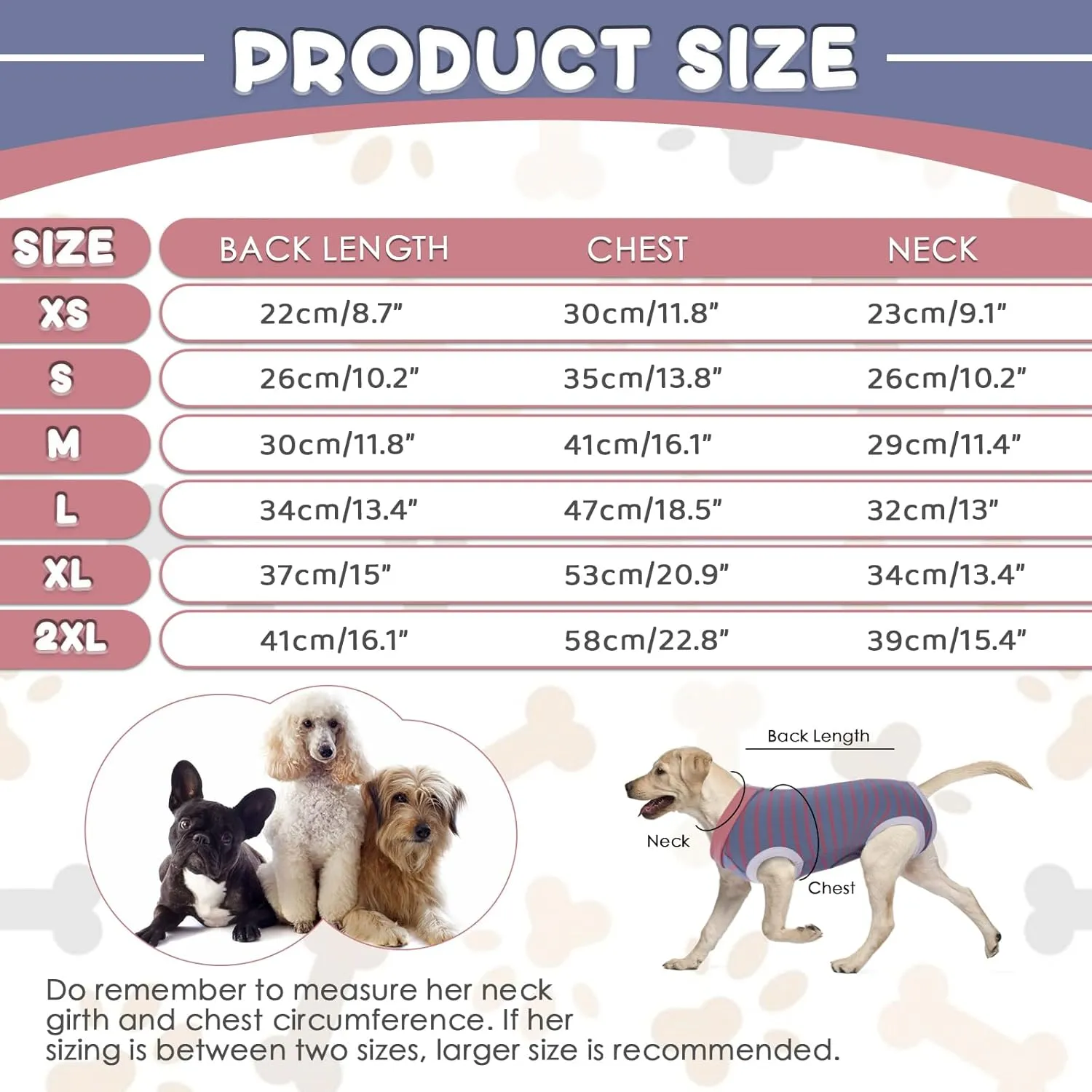 Dog Recovery Suit, Puppy Surgical Pajamas Bodysuit for Dogs Cats After Spay Neuter Surgery Abdominal Wound Bandages, Striped Onesie Pant for Shedding Skin Disease, Anti-Licking Cone Alternative S