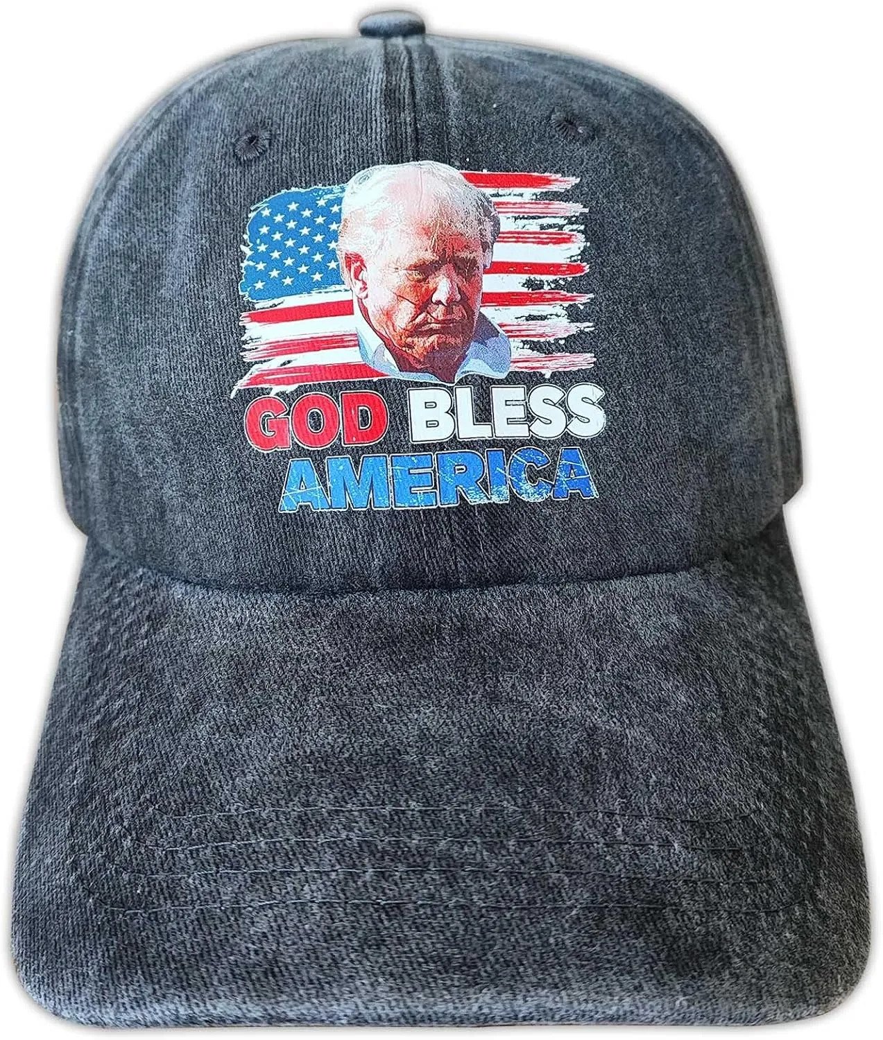 Donald Trump Hat Trump 2024 MAGA Hat Trump Fight for America Hat Trump God Bless America Hat Trump Adjustable Baseball Cap