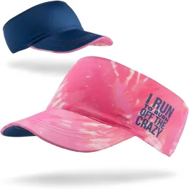 Gone For a Run Runners Lightweight Comfort Performance Visor | Multiple Designs | One Size Fits Most