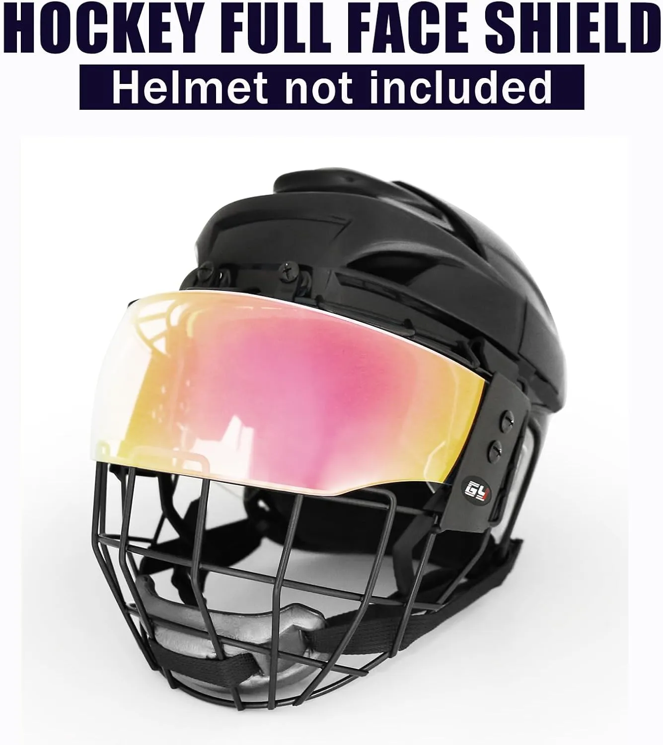 GY Hockey Helmet Cage & Face Shield Protector Combo