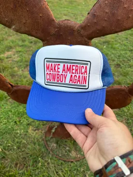Make America Cowboy Again B/W Hat
