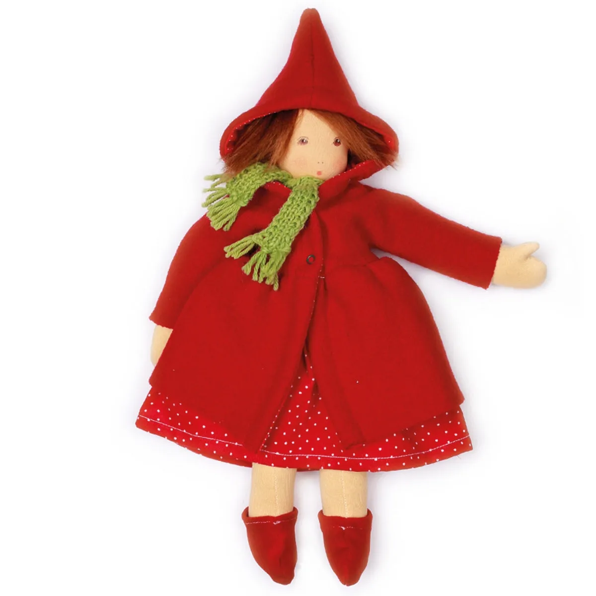 Nanchen Waldorf Doll - Large Dress Up Doll & Clothes Set - Little Red Riding Hood