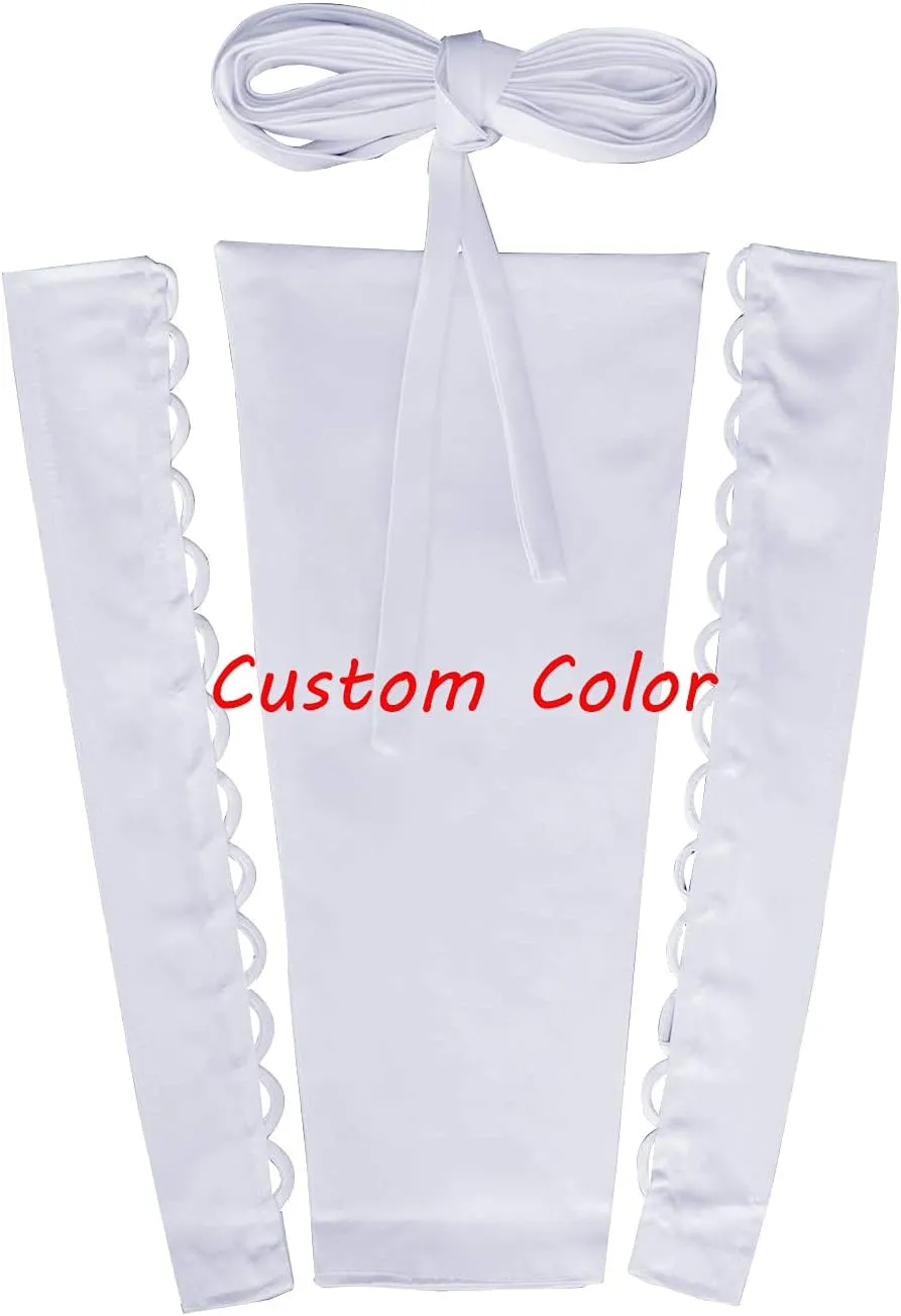 QRBTSCL Women's Wedding Dress Zipper Replacement Adjustable Fit Satin Corset Back Kit Lace up for Prom Dress