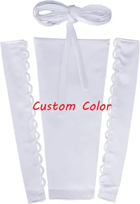 QRBTSCL Women's Wedding Dress Zipper Replacement Adjustable Fit Satin Corset Back Kit Lace up for Prom Dress