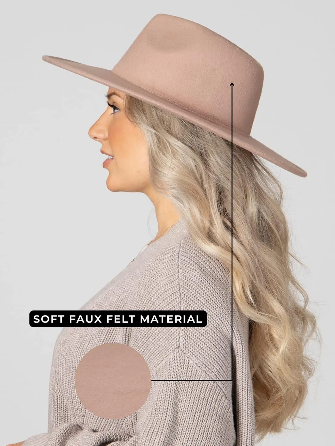 San Diego Hat Co. Women's Fedora