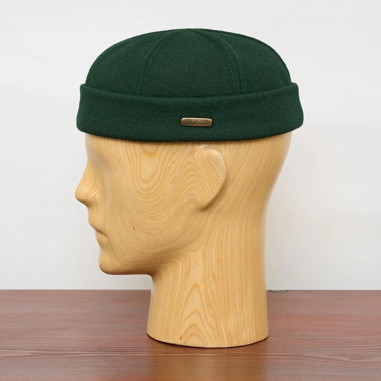Sterkowski Docker Cap | Woolen Beanie for Men and Women | Warm Handmade Dock Worker Hat