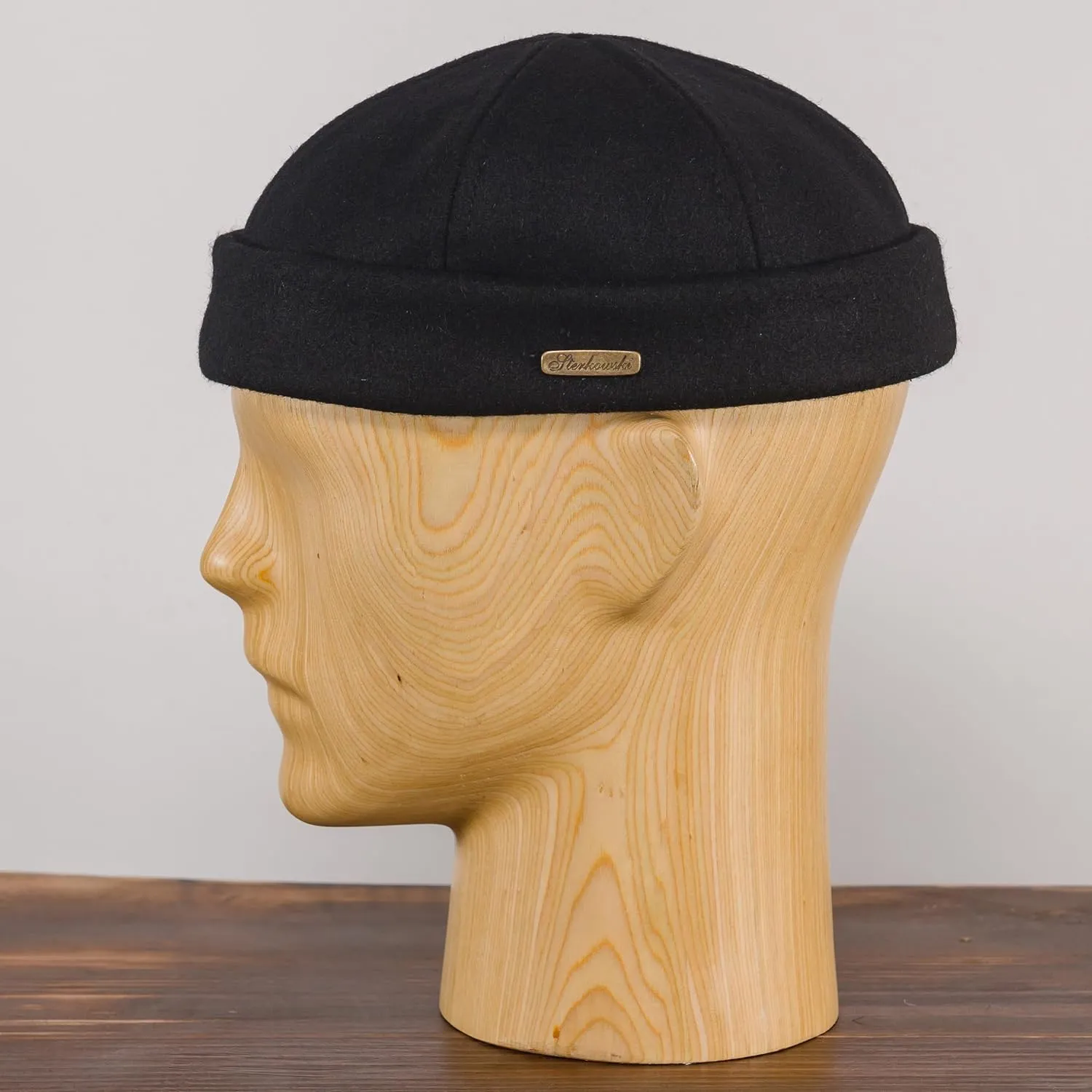 Sterkowski Docker Cap | Woolen Beanie for Men and Women | Warm Handmade Dock Worker Hat
