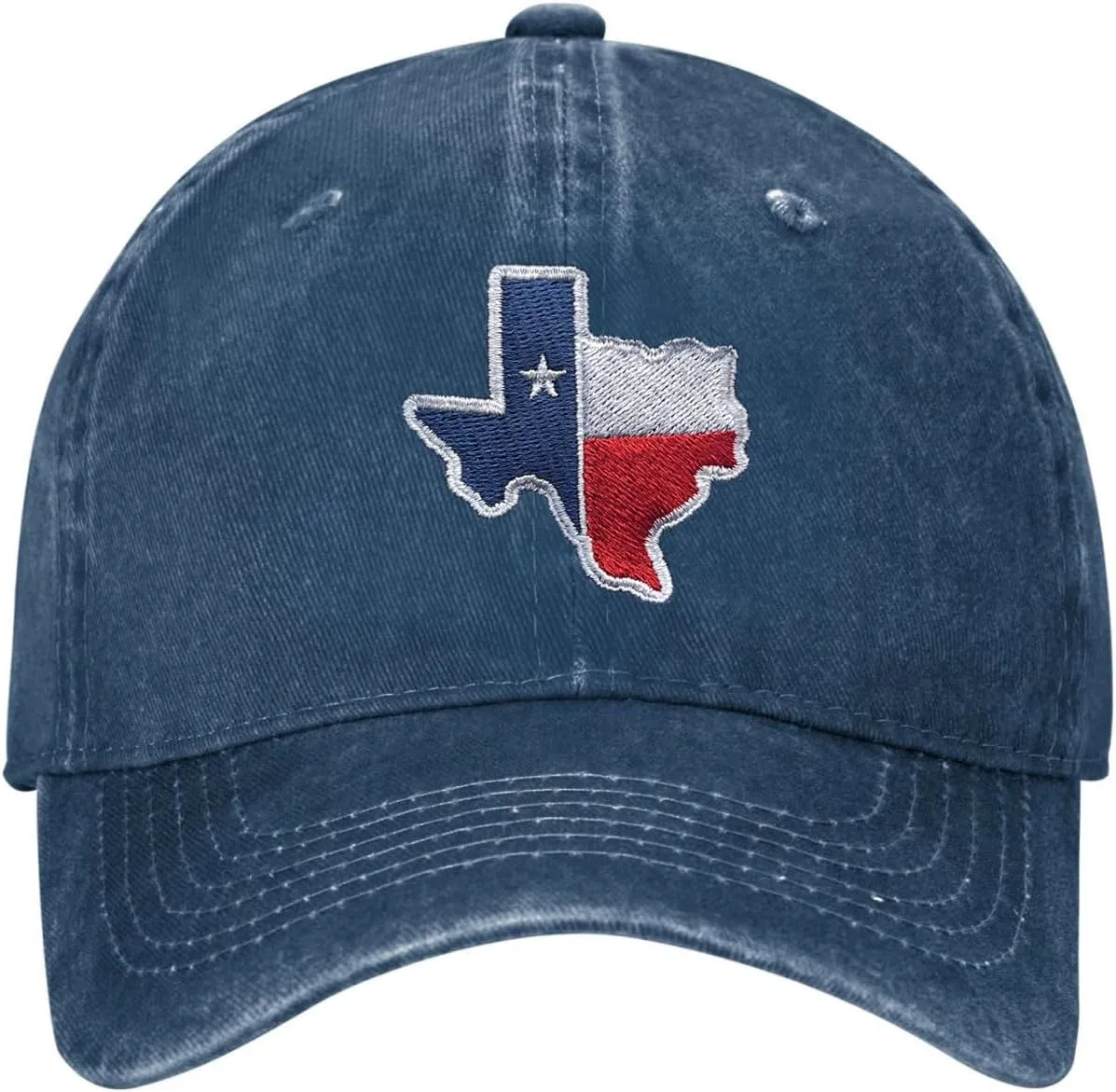 Texas Hats for Men Women Embroidered Baseball Cap Adjustable Washed Baseball Hat