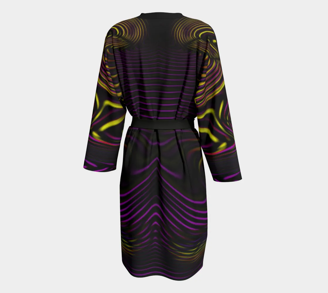 Velvet Flow Peignoir Kimono